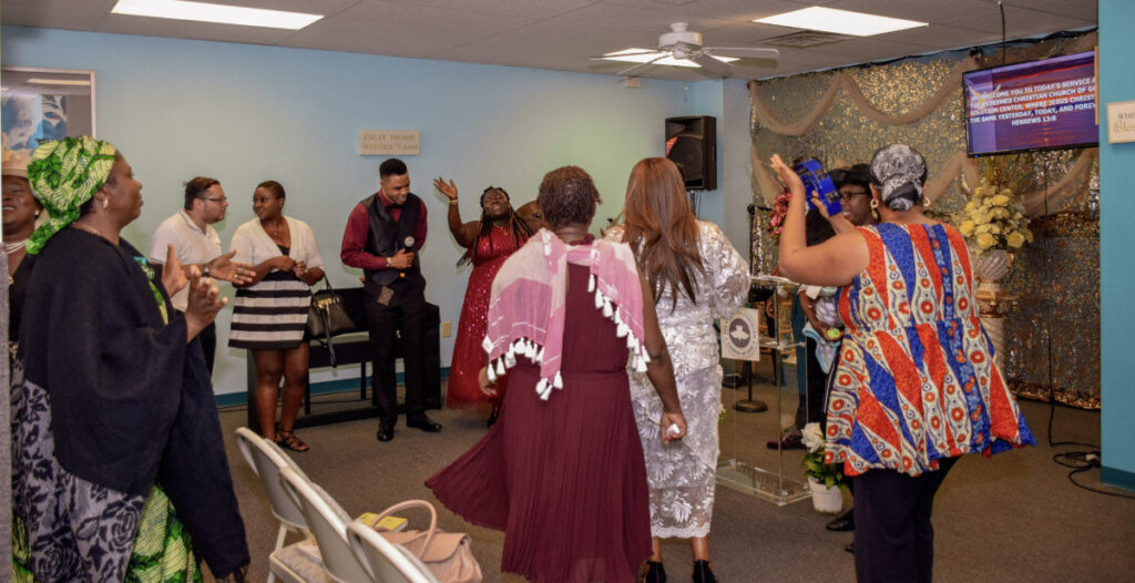 Photo of RCCG Schenectady Members at Baby Dedication